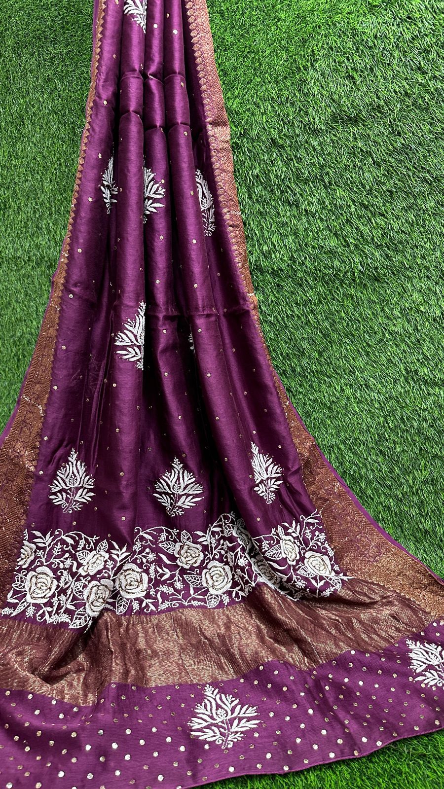 Noor-e-Maheshwari Silk Saree