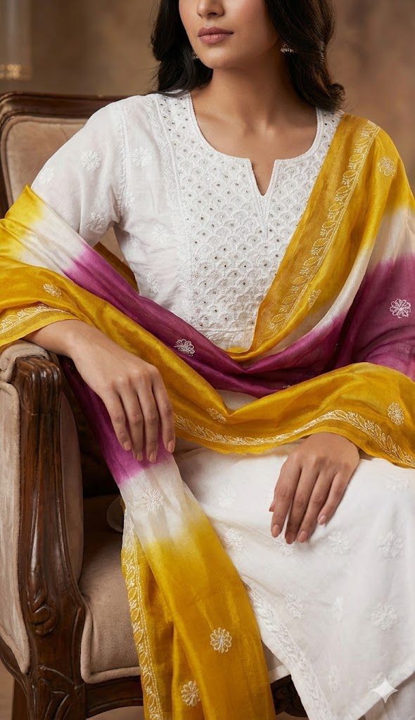 Noor-e-Tehzeeb Chanderi Silk Suit Set